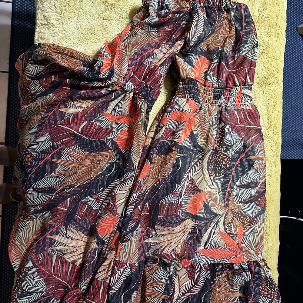 Live 4 Truth Leaf Patterned Dress